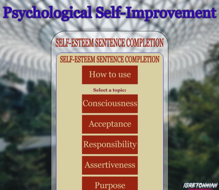 Psychological Self Improvement